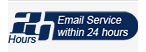 Email service within 24 hours