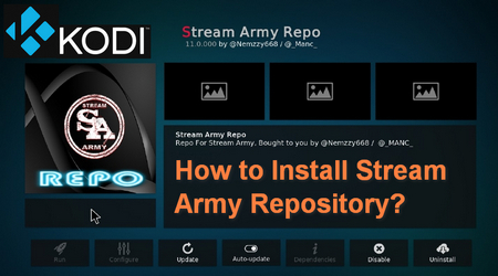 Stream Army Repository for Kodi