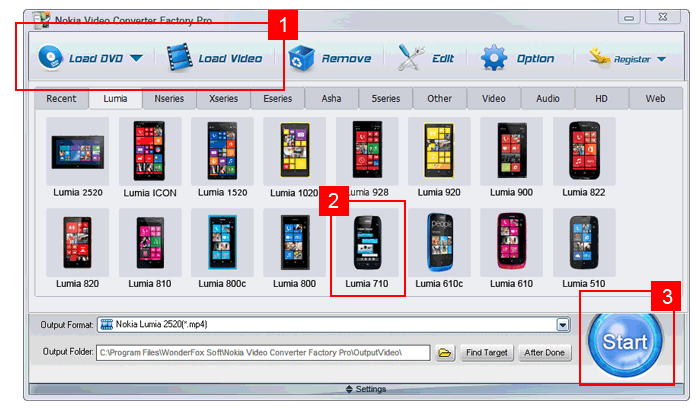 Nokia Lumia 710 Video Converter
