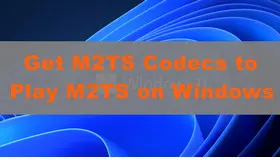 Get M2TS Codecs