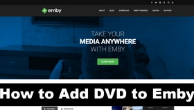 Add DVD to Emby