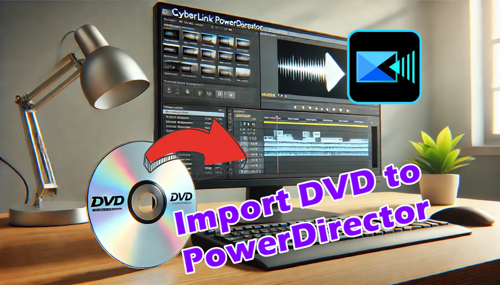 Import DVD to PowerDirector