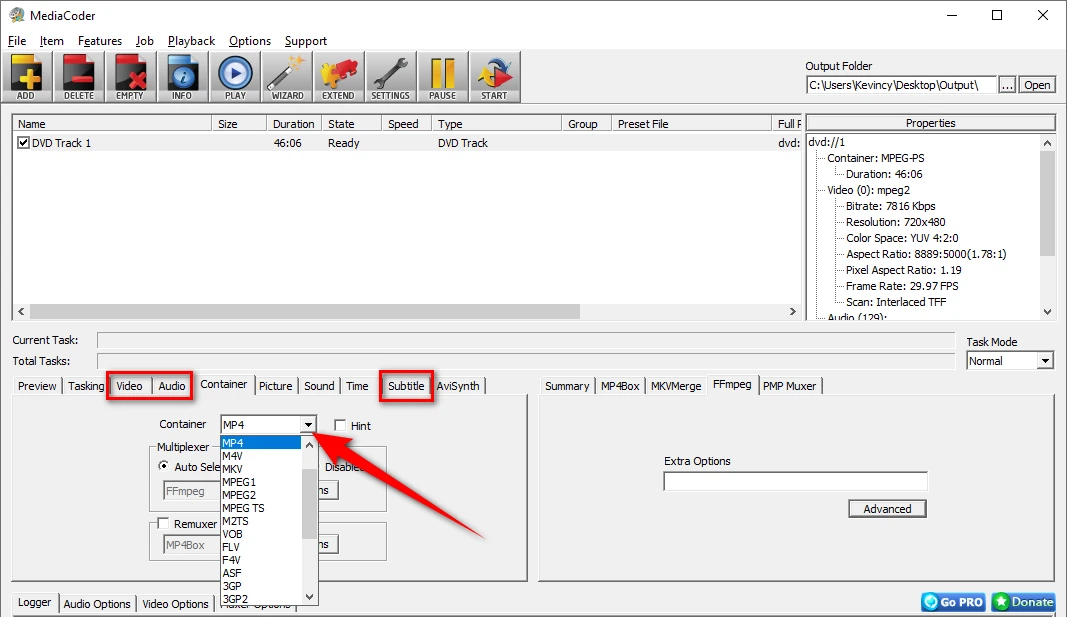 Choose an Export Format