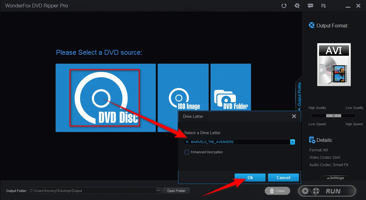 Load a DVD Disc in WonderFox DVD Ripper Pro