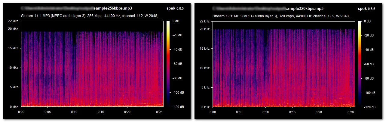 Comparison Between 256kbps And 320kbps