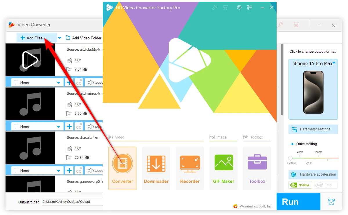 Add 4XM Files to Converter