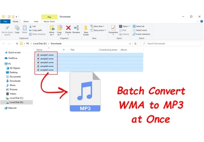 Batch Convert WMA to MP3