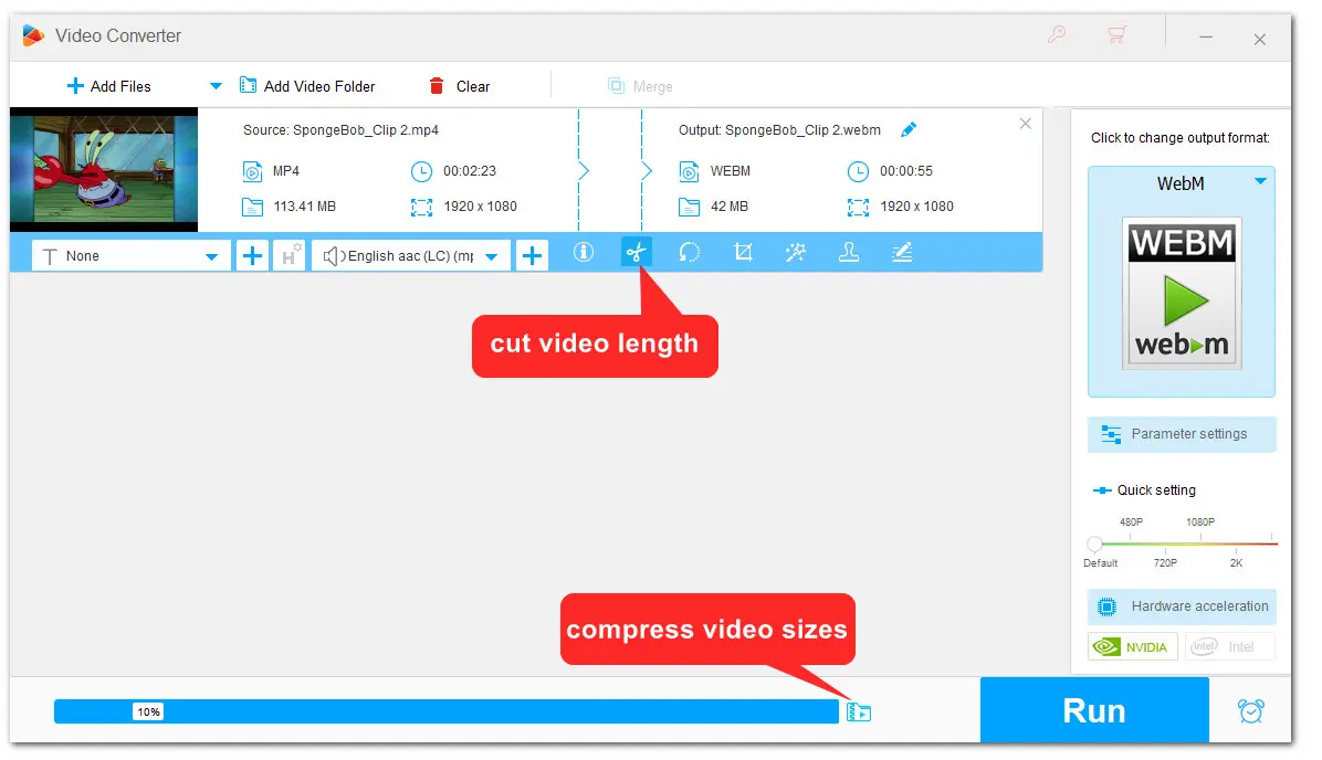 Trim and Compress Bluesky Videos