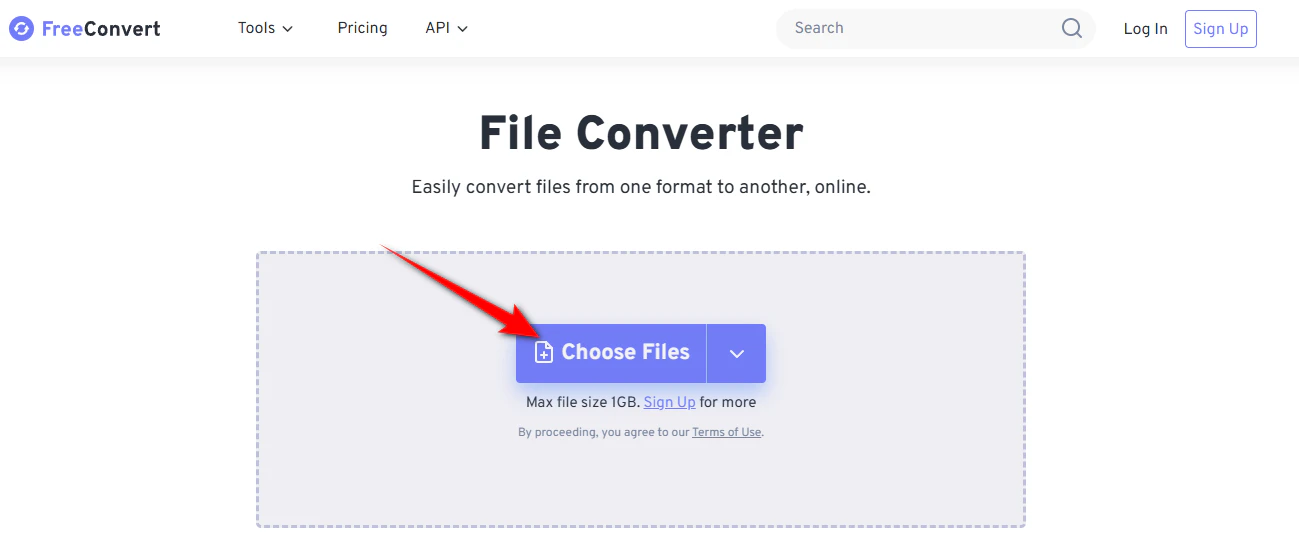 Upload FLAC Files to FreeConvert