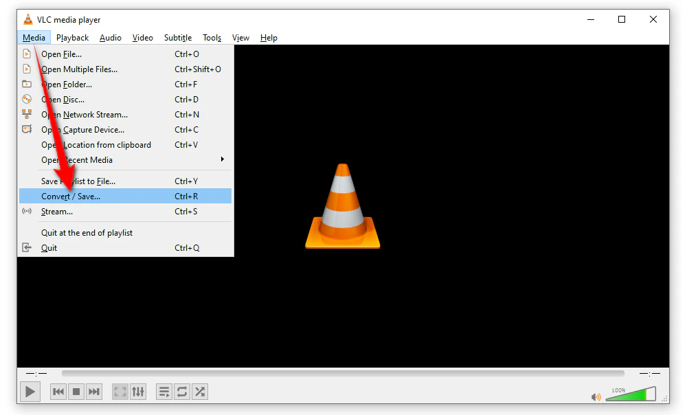 Enter VLC Converter Feature