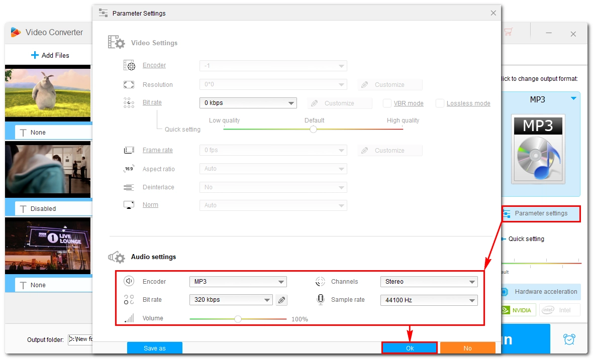 Adjust Settings