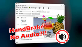 HandBrake No Audio