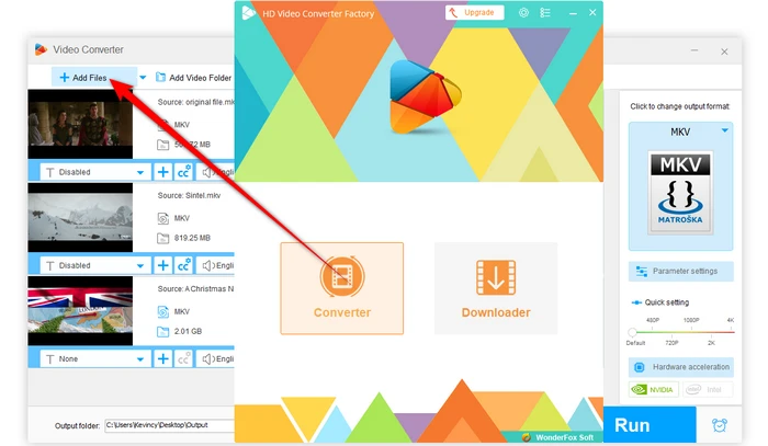 Add MKV Files to Converter Module