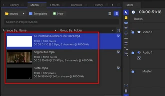 Add Converted Files to HitFilm for Hassle-Free Editing