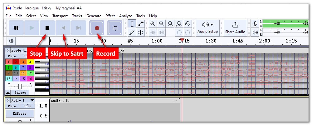 Record MIDI