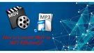 Convert MOV to MP3