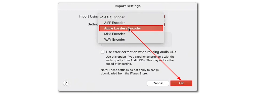 Set Encoder Preferences