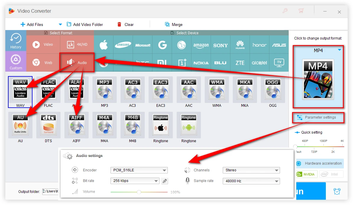 Choose a Container for PCM Encoding