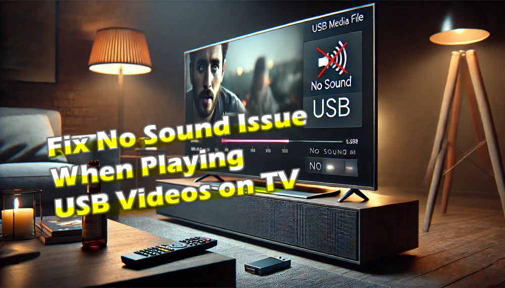 No Sound When Playing USB on TV