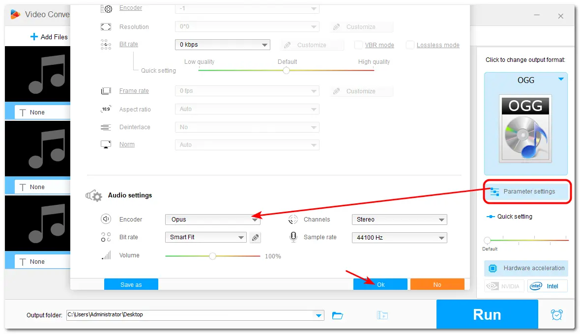 Select Opus Encoder