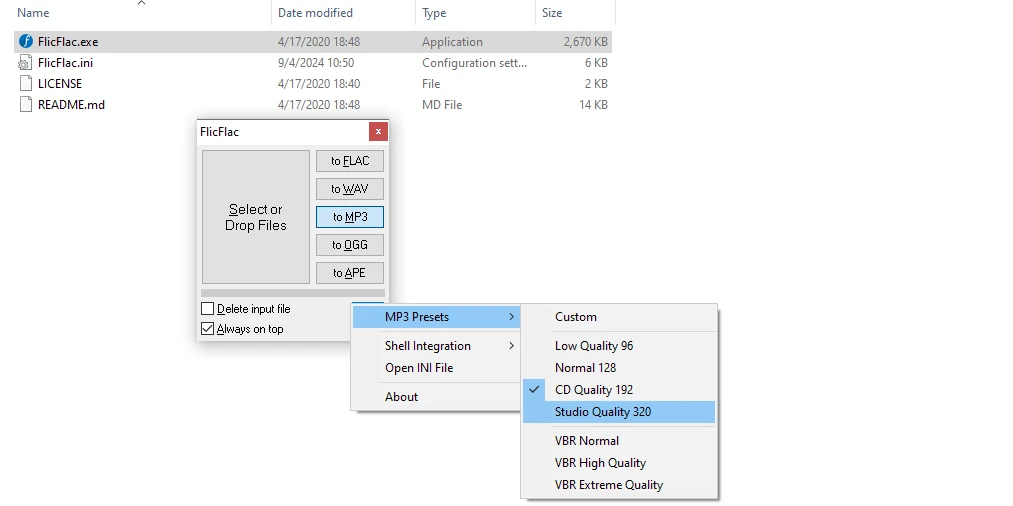 FlicFlac Audio Converter