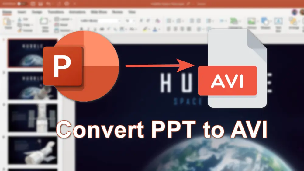 PowerPoint to AVI