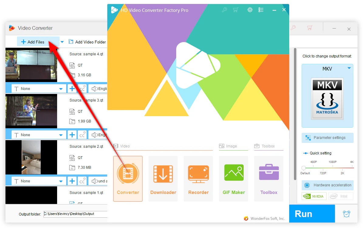 Add QT Files to the Converter Module