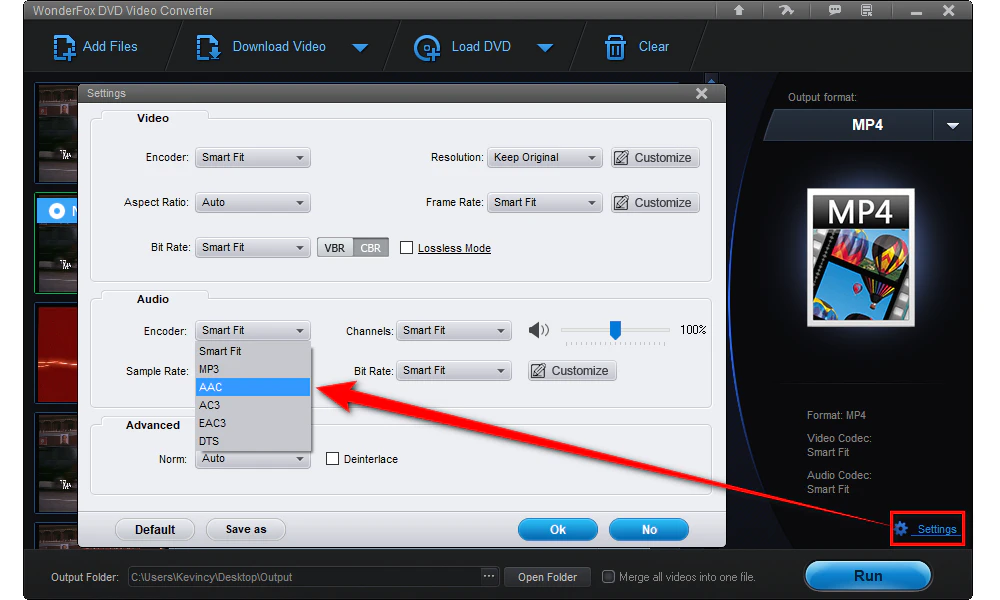 Configure Audio Settings