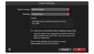 Adjust Import Settings