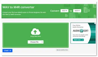 WAV to M4R Converter Online