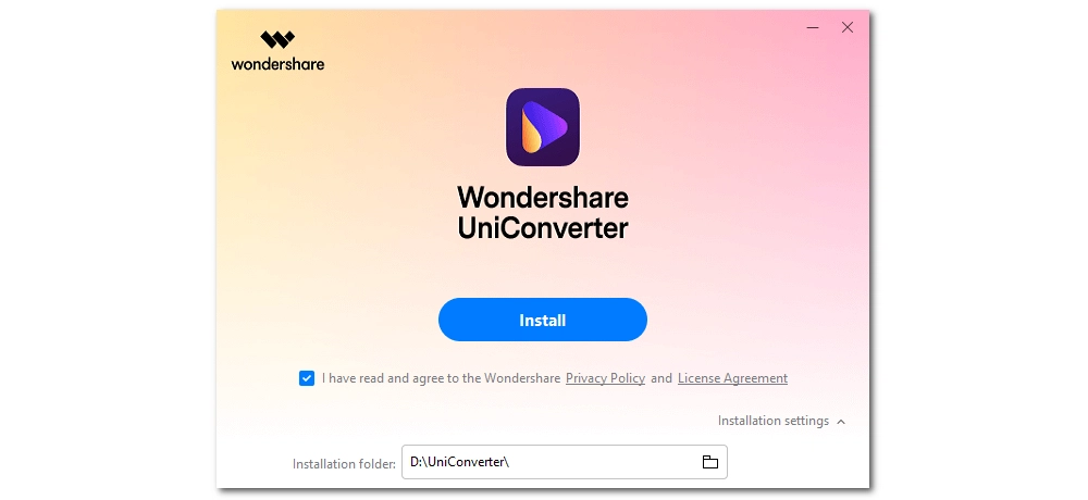 Install UniConverter