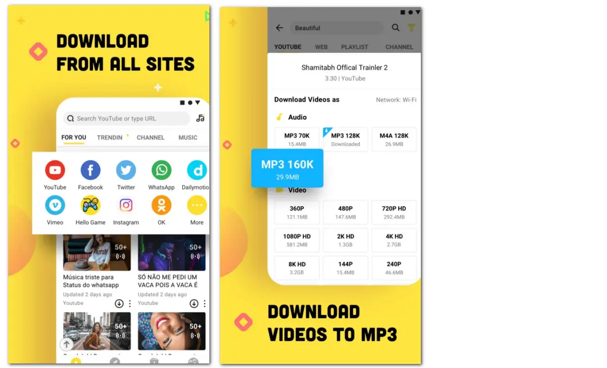 Snaptube YouTube downloader & MP3 converter