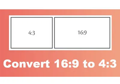 Convert a 16:9 Video to 4:3