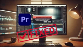 A Low Level Exception Occurred Error in Premiere Pro