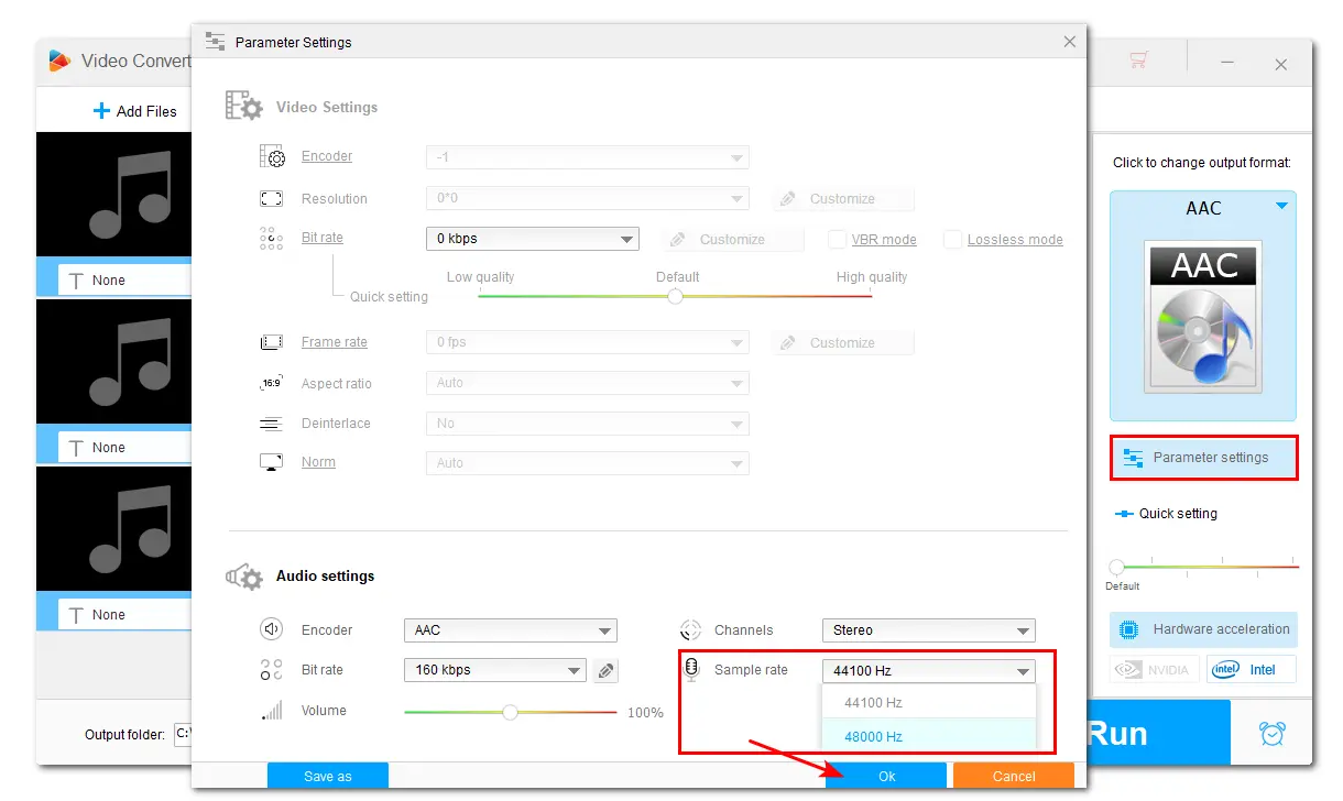 Change Sample Rate