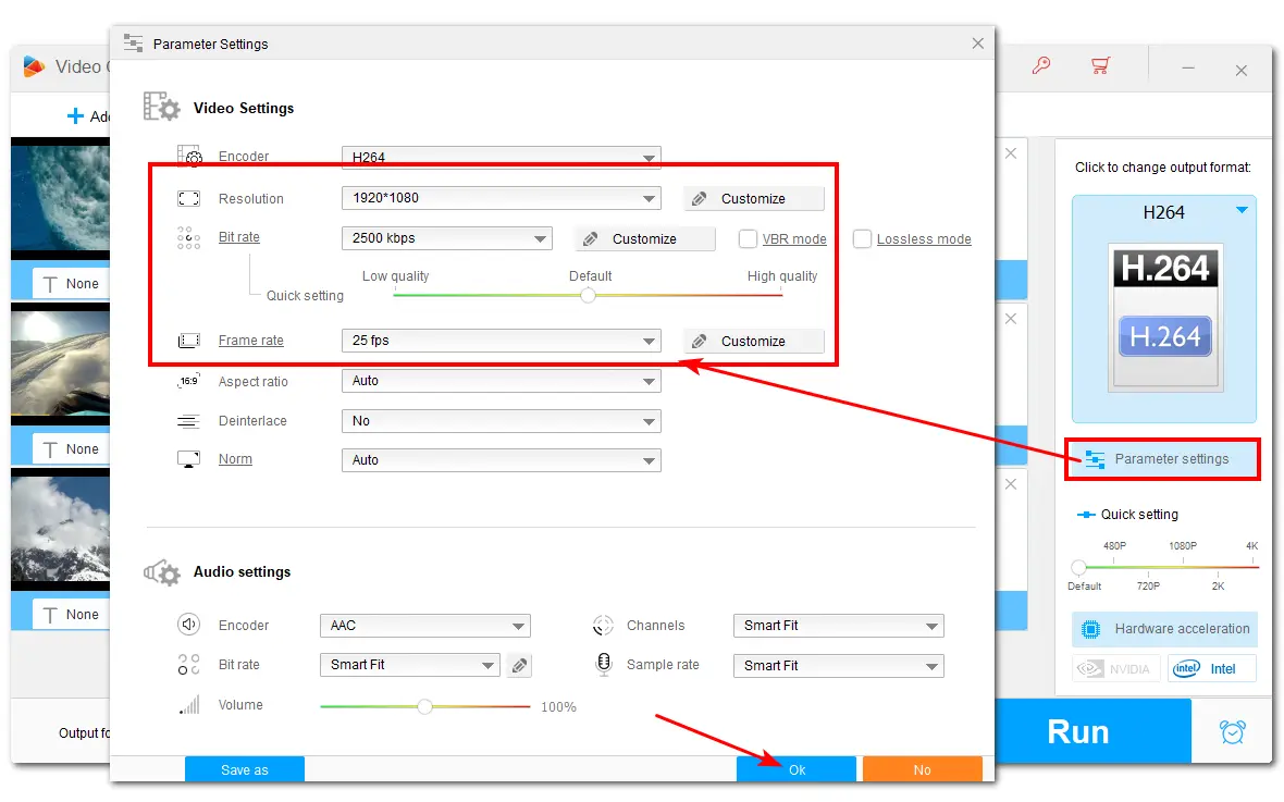 Adjust Video Parameters