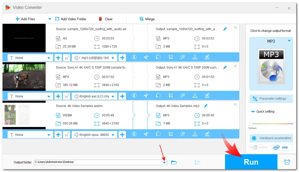 Export Audio Files