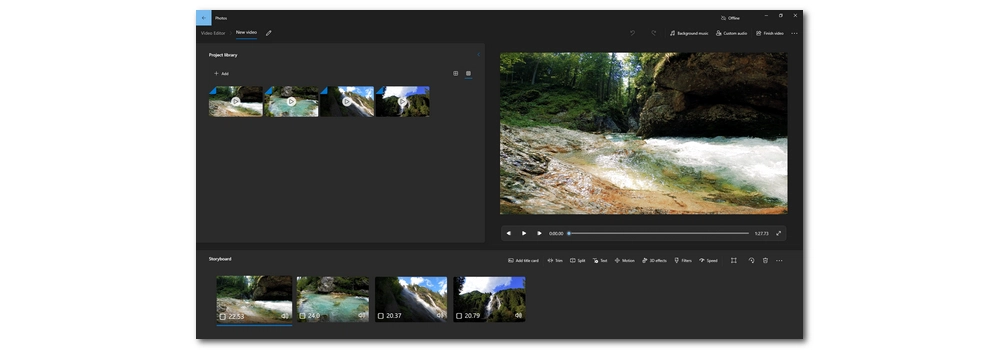 Windows 10 Video Editor