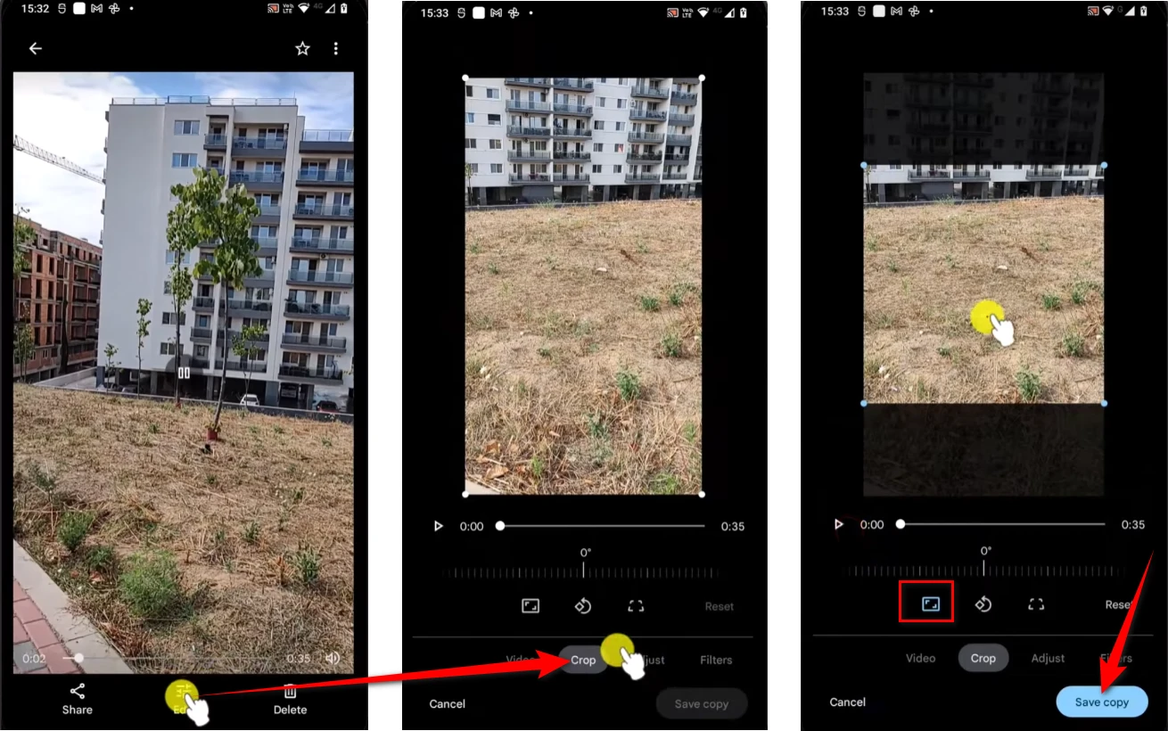 Crop Video Square Android