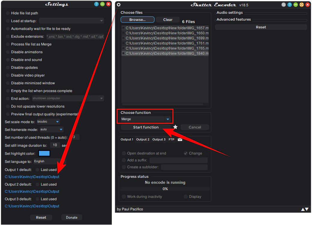 Stitch MP4 Files Together with Shutter Encoder