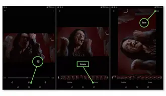 Rotate Instagram Video on Android