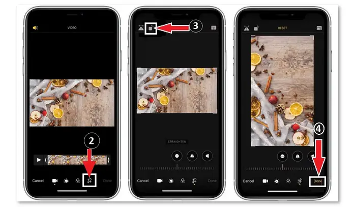 Rotate Instagram Video on iPhone