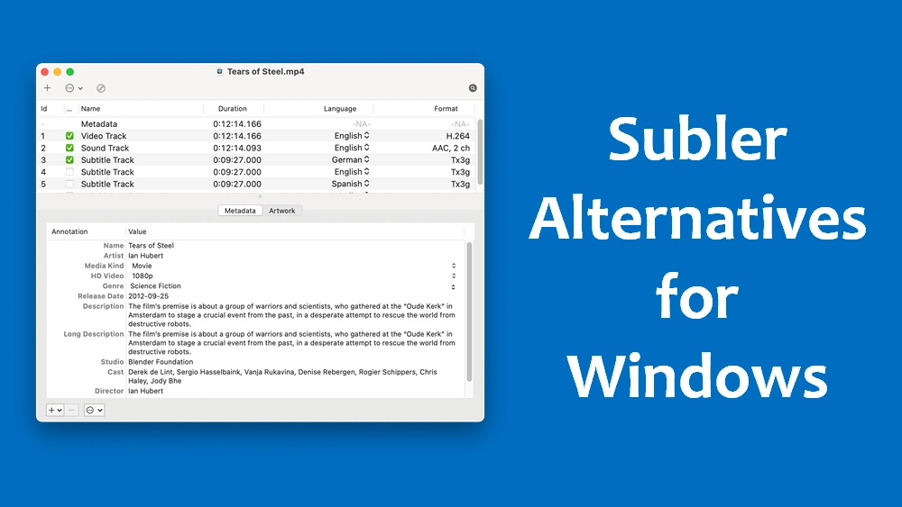 subler alternative for windows