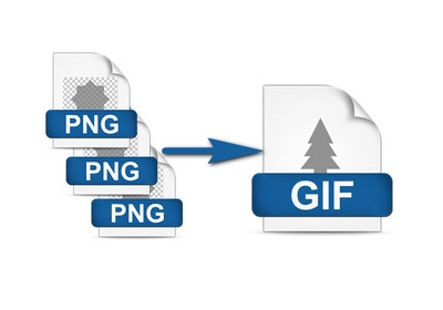 Make GIF Animation from PNG Images