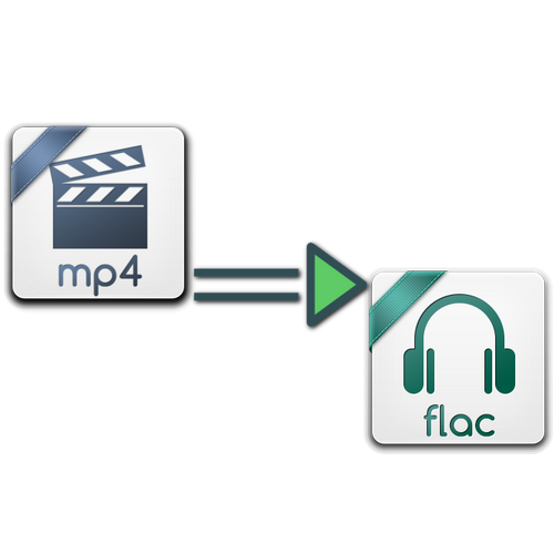 MP4をFLACに変換