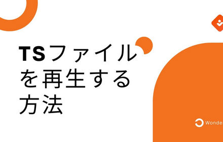 「2024最新」PCでTSファイルを再生できる方法