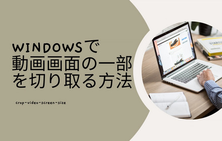 動画画面の一部を切り取る