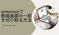 Windowsで動画画面の一部を切り取る