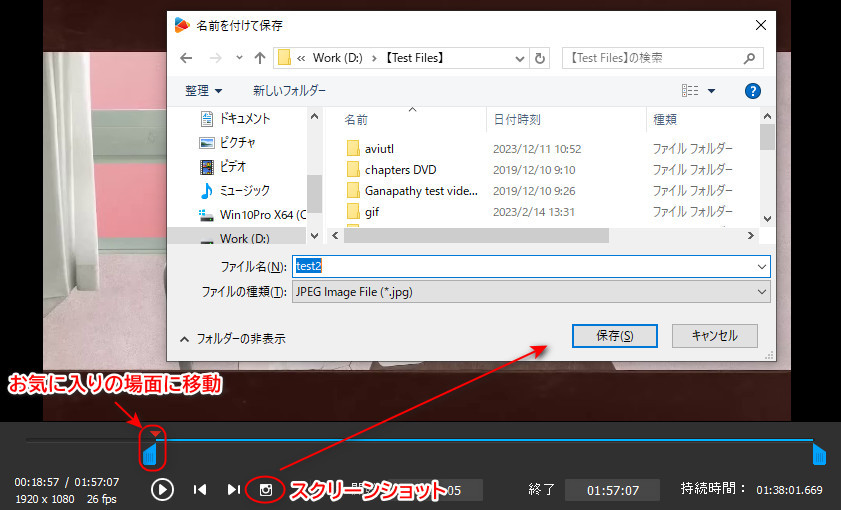 HD Video Converter Factory Proで動画から写真を切り出す