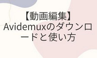 Avidemuxで動画を編集